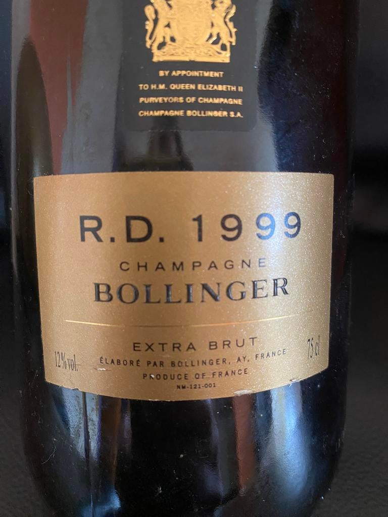 R.D. 1999 Bollinger Champagne, Ophalen, Frankrijk, Champagne, Zo goed als nieuw