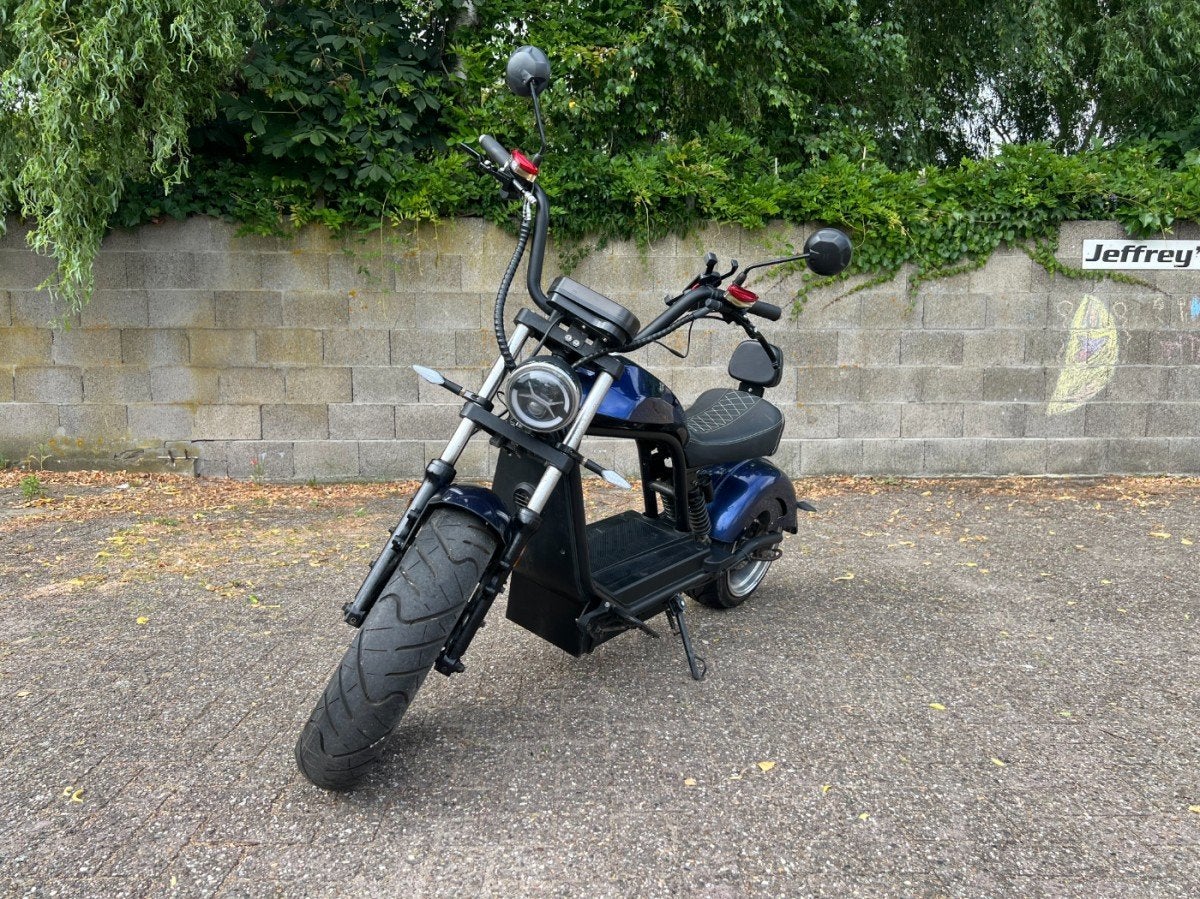 E-Cruiser Cafecruiser Elektrisch Blauw, Fietsen en Brommers, Brommers | Overige merken, Gebruikt, Ophalen