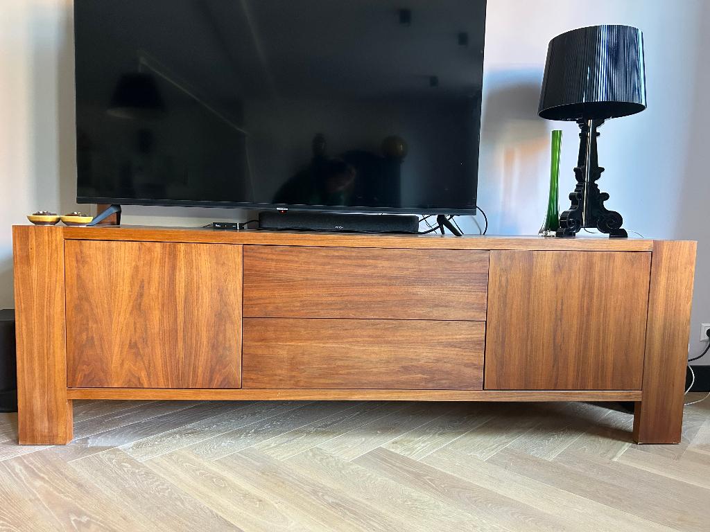 tv kast/dressoir, Huis en Inrichting, Kasten | Televisiemeubels, Ophalen, Modern, eigentijds., Zo goed als nieuw, 200 cm of meer