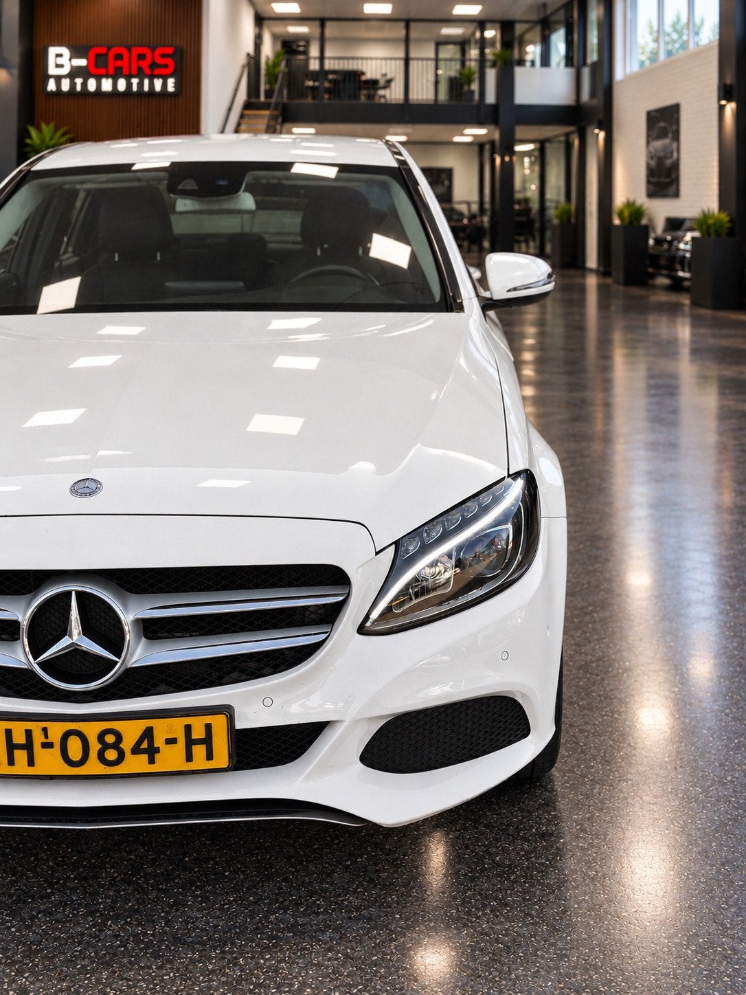 Mercedes-Benz C-klasse 180 AmbiL|Xenon|Leer|Camera|Pdc|Nap!, Automaat, Euro 6, Wit, Bedrijf