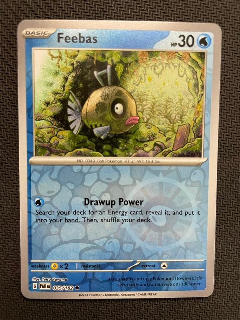 Feebas 035/182 Reverse Holo Paradox Rift Packfresh, Ophalen of Verzenden, Zo goed als nieuw
