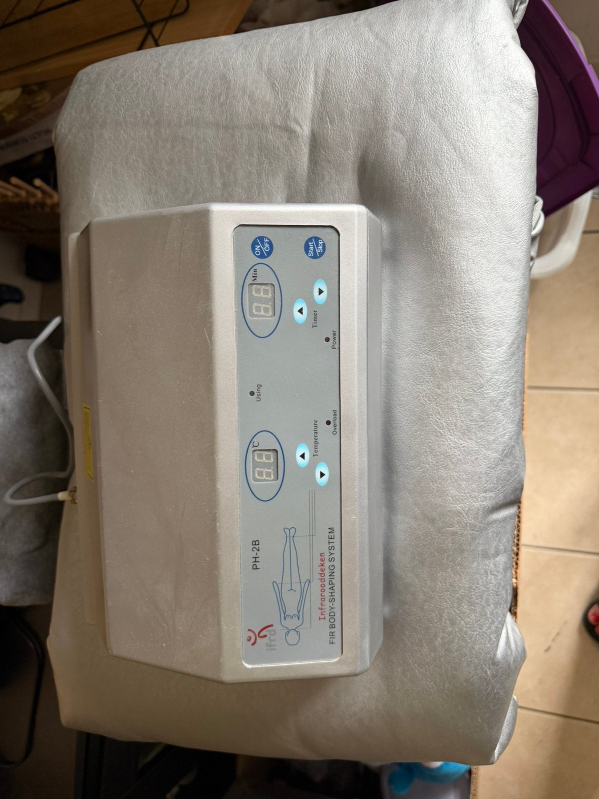 FIR Body-Shaping System infrarooddeken, model PH-2B., Ophalen of Verzenden, Zo goed als nieuw