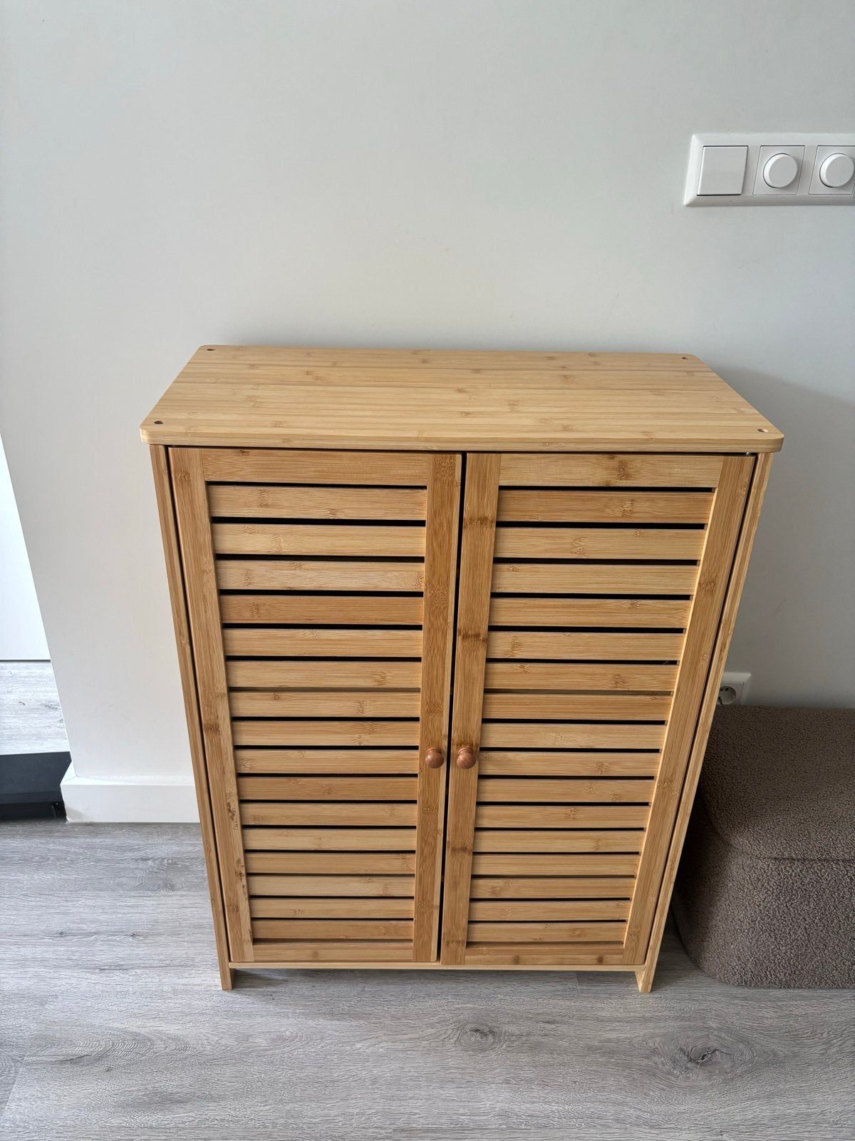 Bamboe schoenenkast, Ophalen, Zo goed als nieuw, Bamboo
