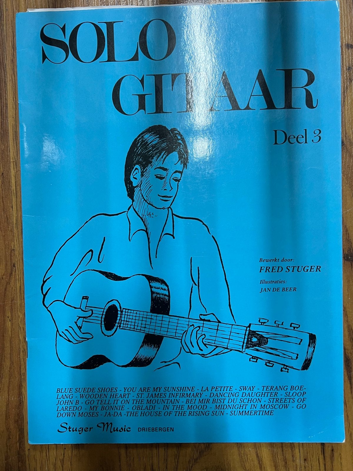 Solo Gitaar Deel 3 - Fred Stuger Gitaarboek, Ophalen, Les of Cursus, Populair, Gitaar