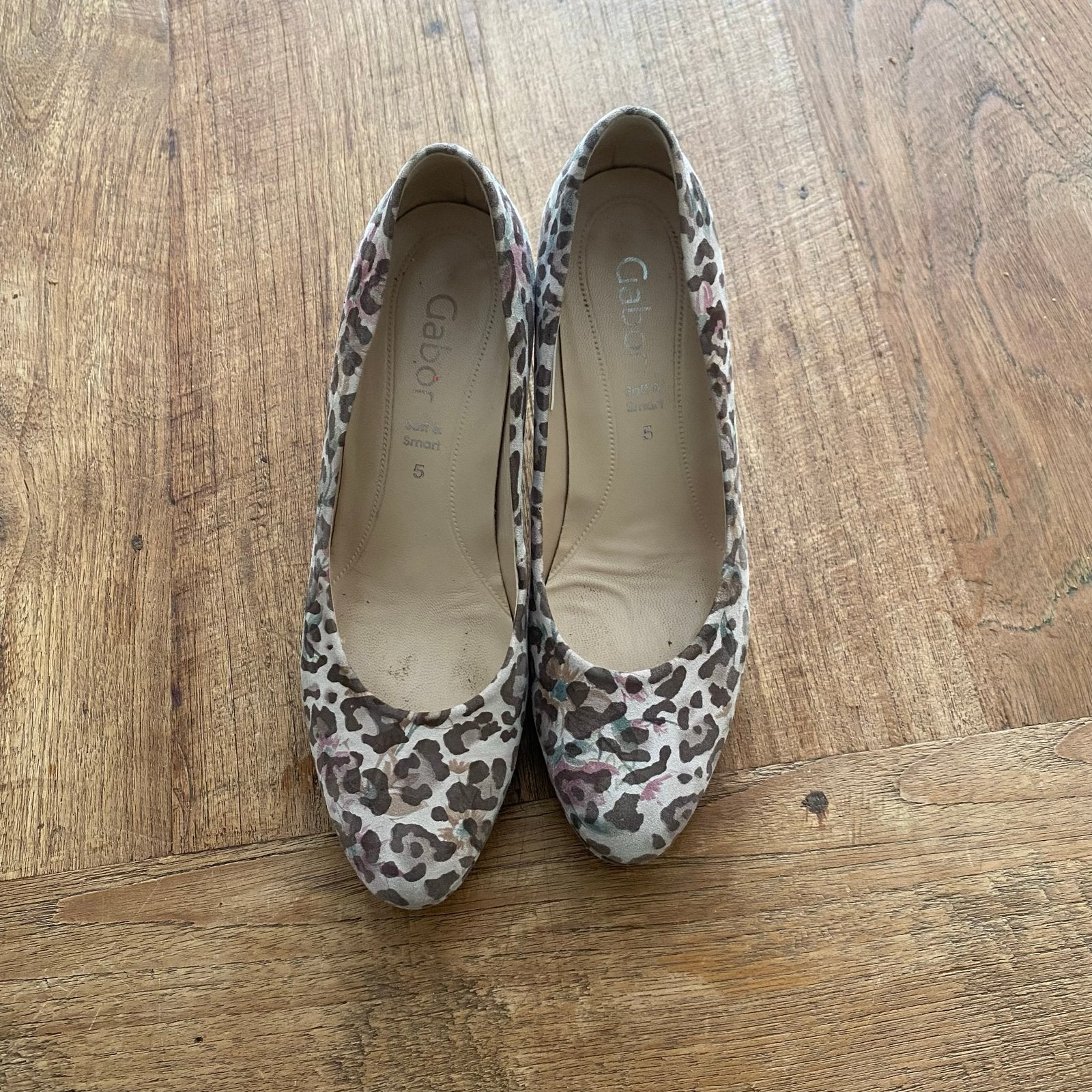Gabor prachtige pumps met luipaardprint - maat 38, Pumps, Overige kleuren, Ophalen of Verzenden, Zo goed als nieuw