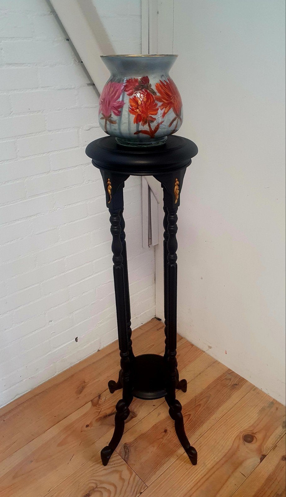 Zwarte plantentafel met gouden accenten, Ophalen