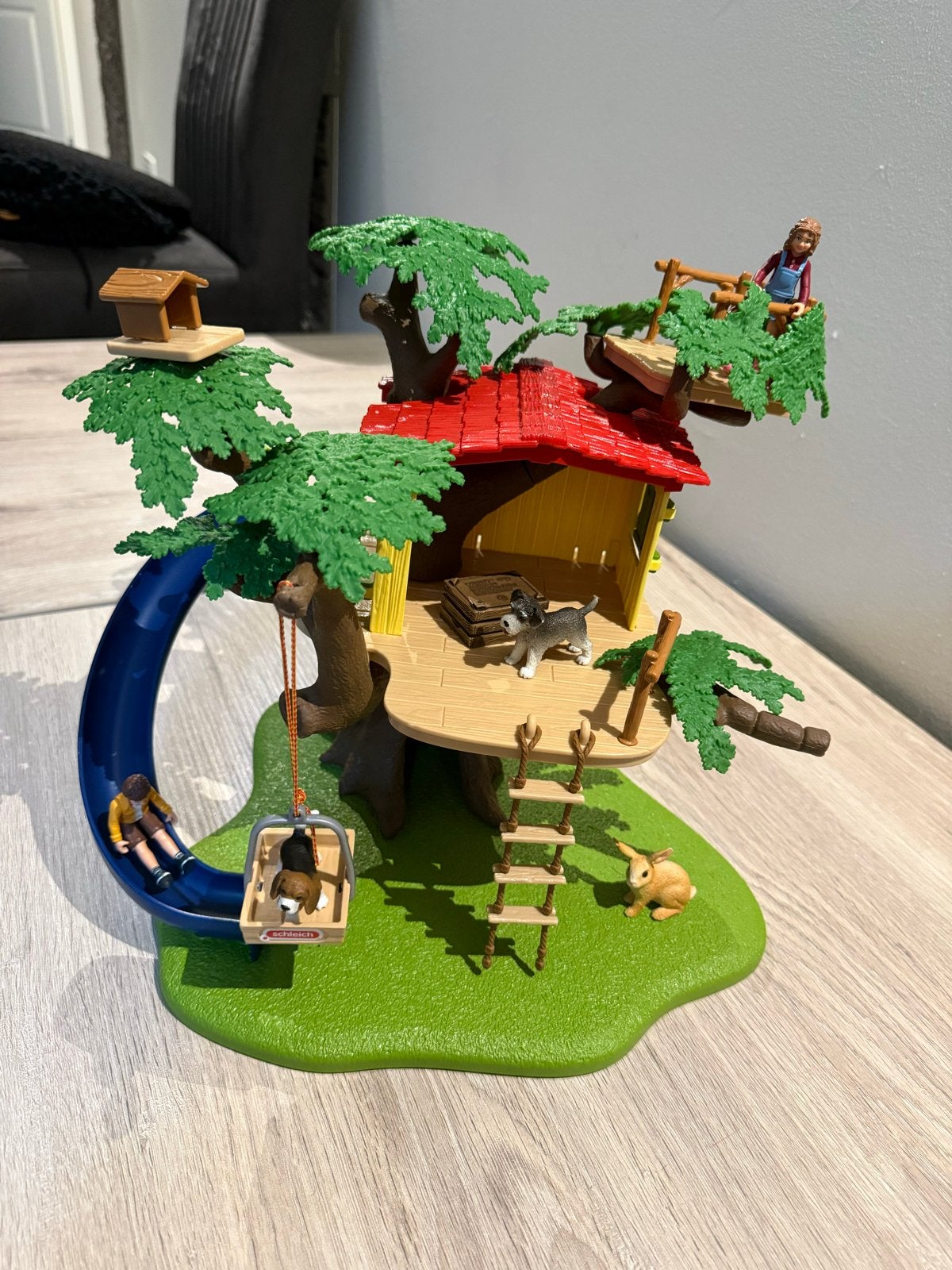 Schleich Boomhut met accessoires en figuren, Ophalen, Gebruikt, Jongen of Meisje