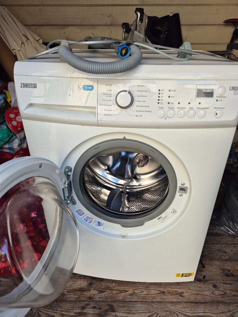 Wasmachine, Witgoed en Apparatuur, Ophalen, Gebruikt, Voorlader, 85 tot 90 cm