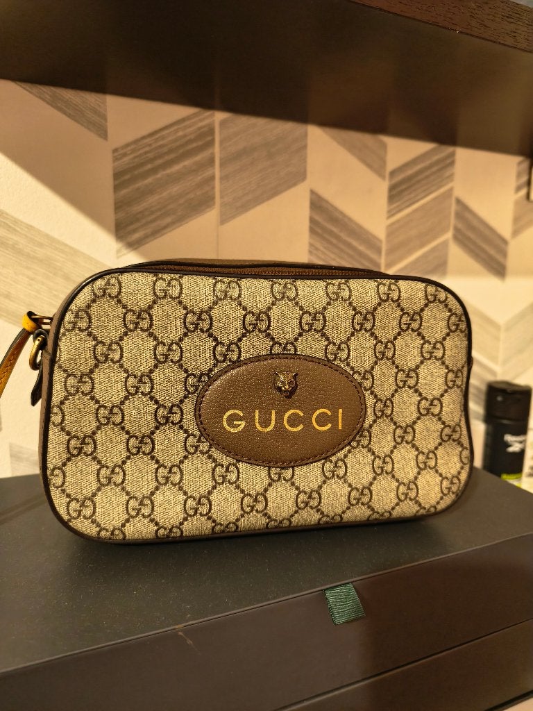 Gucci GG Neo Vintage Supreme Messenger Bag, Ophalen of Verzenden, Zwart