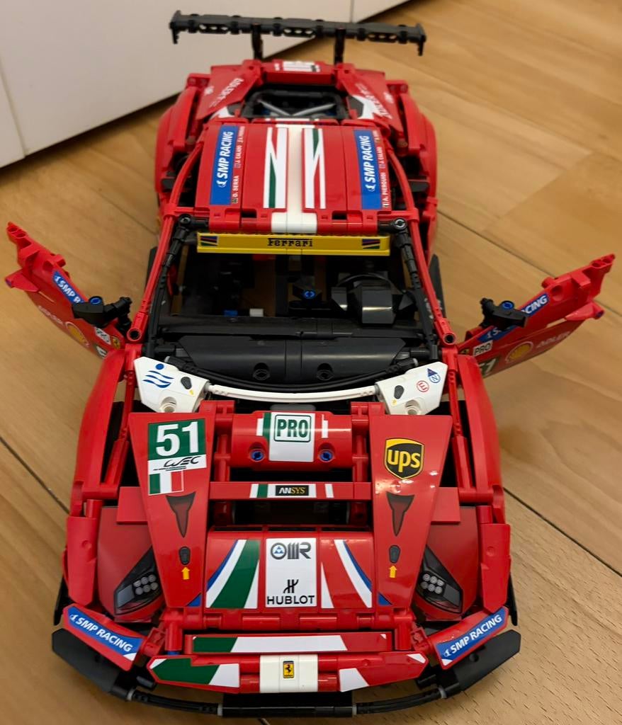 Lego Technic Ferrari 488 GTE  model 42125, Ophalen, Zo goed als nieuw