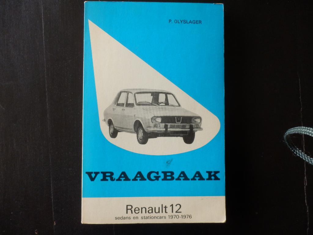 vraagbaak renault 12, Ophalen of Verzenden