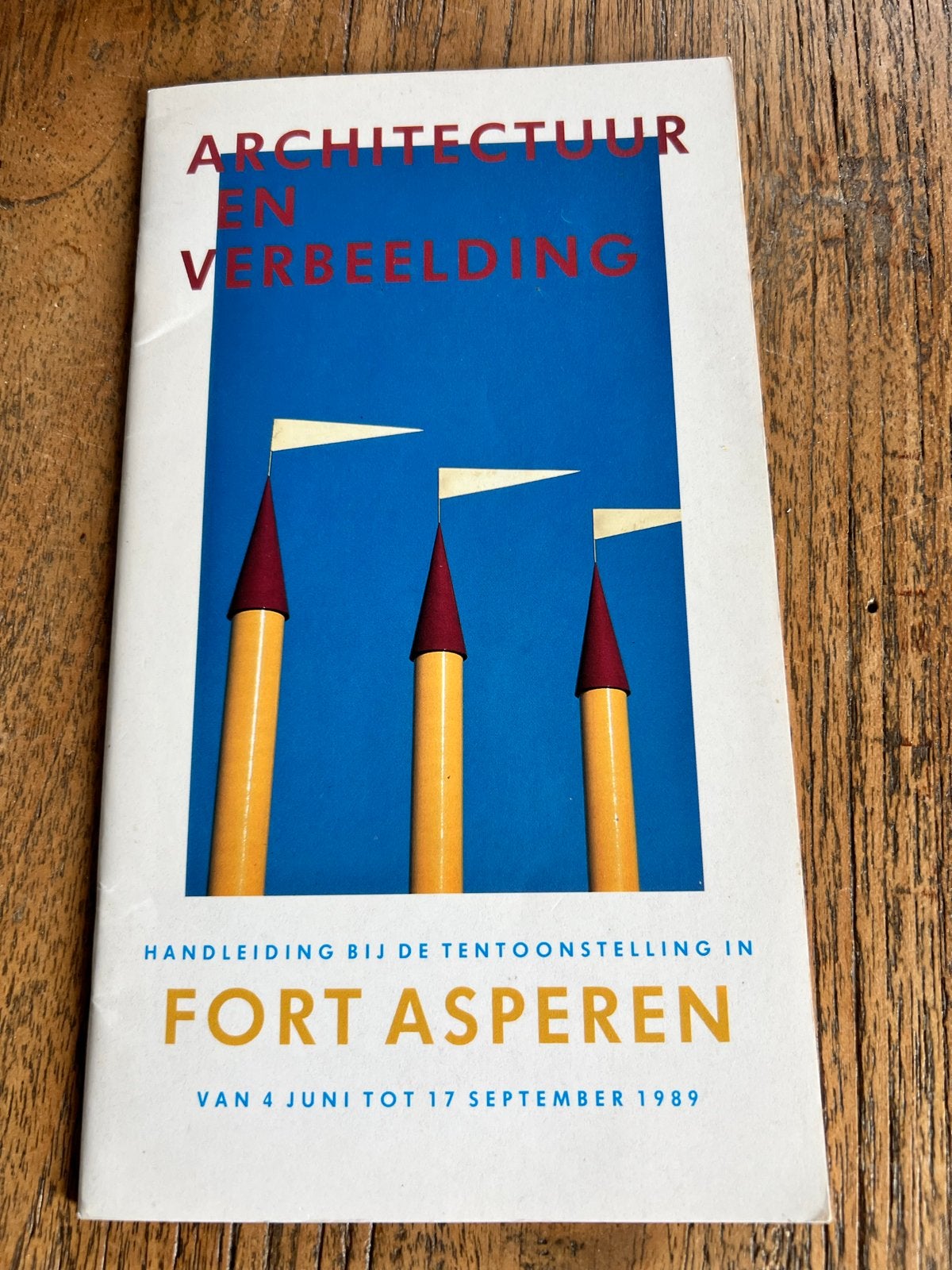 Architectuur en Verbeelding - Fort Asperen 1989, Ophalen of Verzenden, Gelezen, Architectuur algemeen