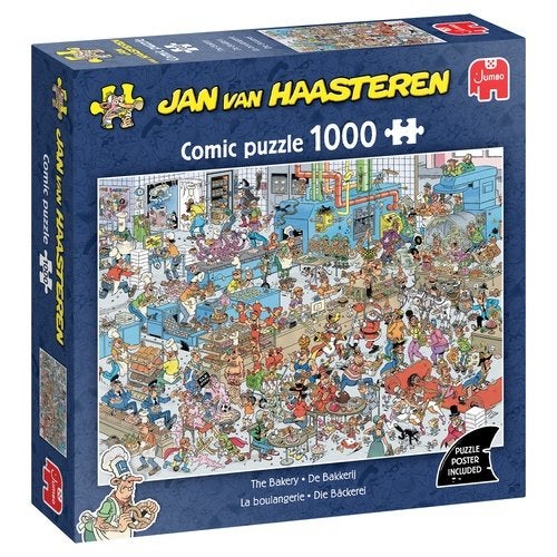 Jan van Haasteren De Bakkerij 1000 stukjes, Ophalen of Verzenden, 500 t/m 1500 stukjes, Nieuw, Legpuzzel