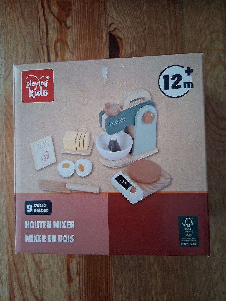 Houten mixer (nieuw), Ophalen of Verzenden, Nieuw, Overige typen