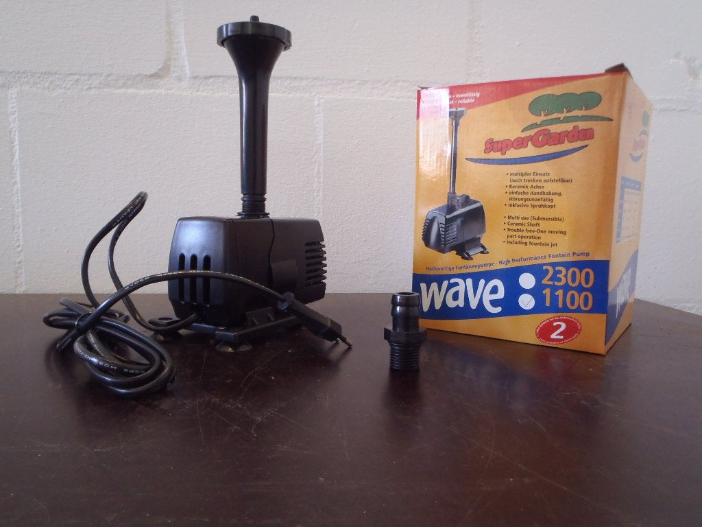 Vijverpomp Super garden WAVE 1100 liter/uur. Nieuw in doos., Ophalen of Verzenden, Nieuw, Vijverpomp