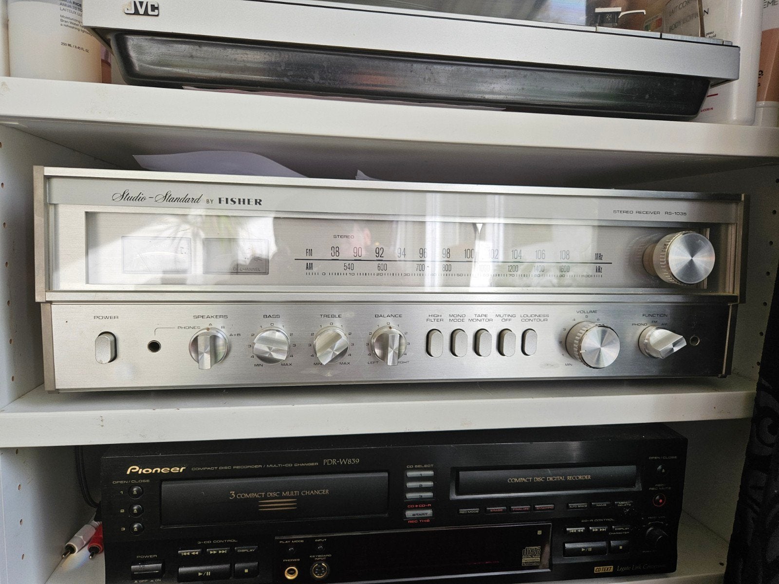 Mooie grote Fisher receiver RS 1035, Ophalen of Verzenden, Gebruikt, Stereo, Overige merken