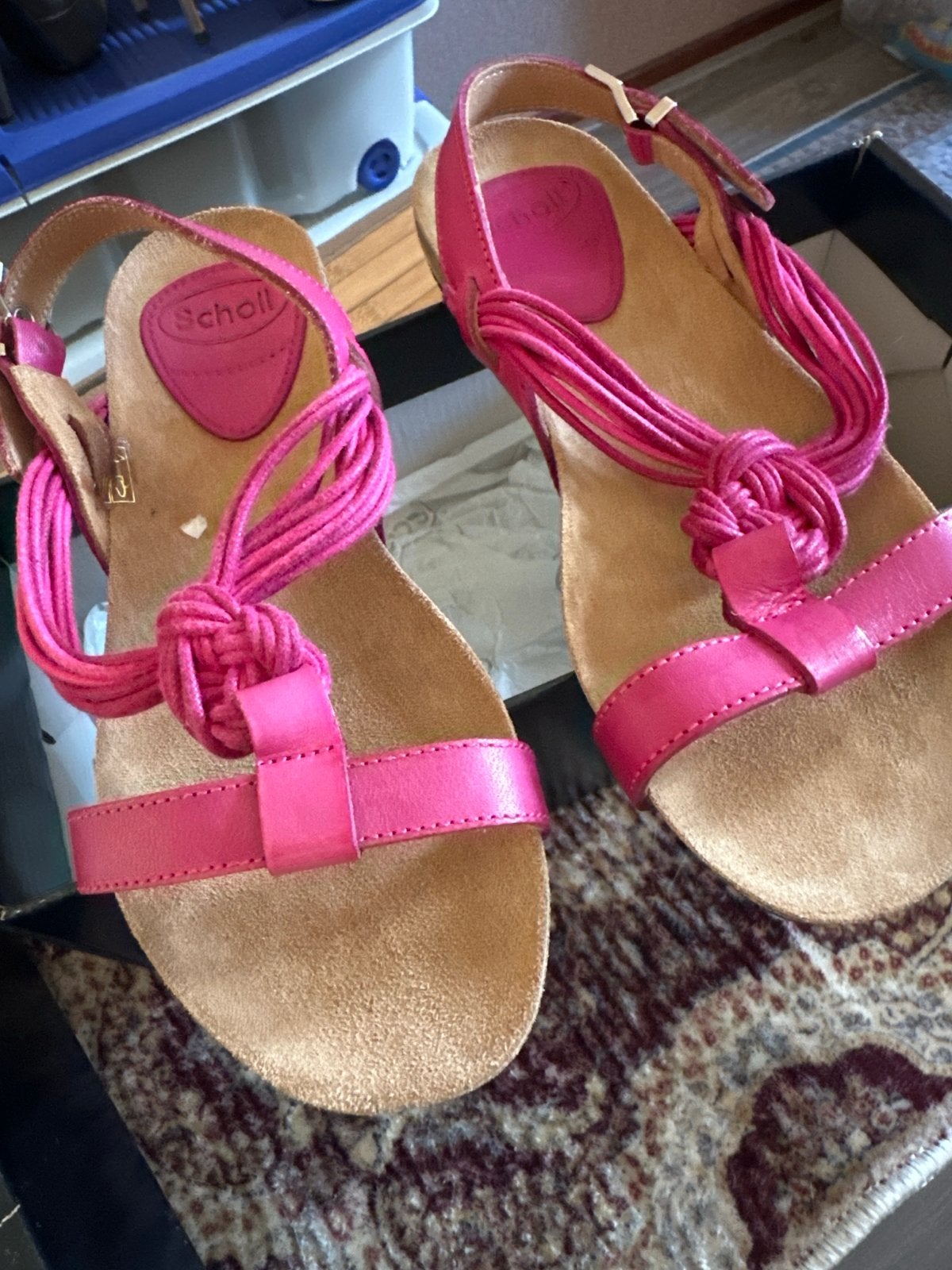 Scholl Ceara sandalen fuchsia maat 36, Ophalen, Nieuw, Roze, Sandalen of Muiltjes