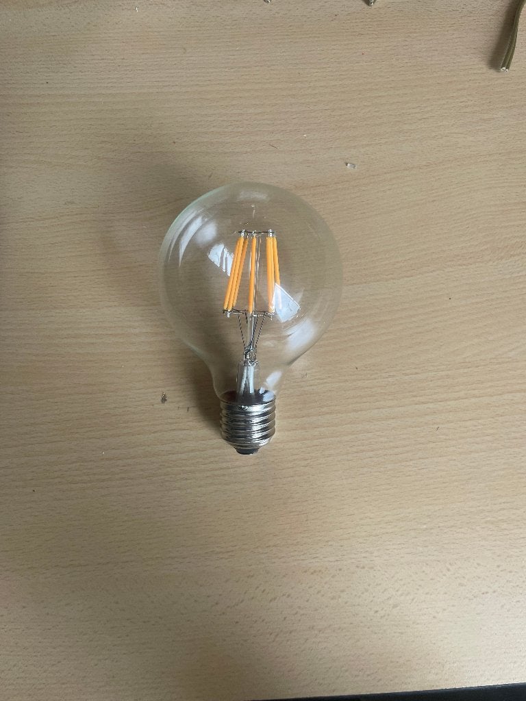 LED Globe Lamp | 8W, 2200K, 600 lm, Dimbaar, E27,! 34 stuks!, Huis en Inrichting, Led-lamp, Dimbaar, Nieuw, E27 (groot)