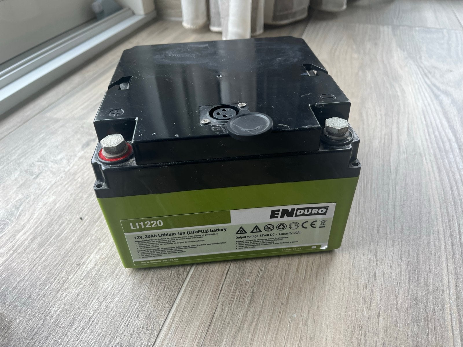 Enduro LI 1220 Lithium-ion accu met lader, Ophalen, Gebruikt