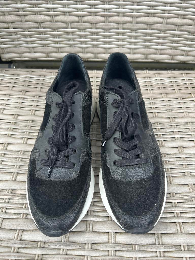 Zwarte Floris van Bommel sneakers - Maat 38, Ophalen of Verzenden, Gedragen, Zwart, Sneakers of Gympen