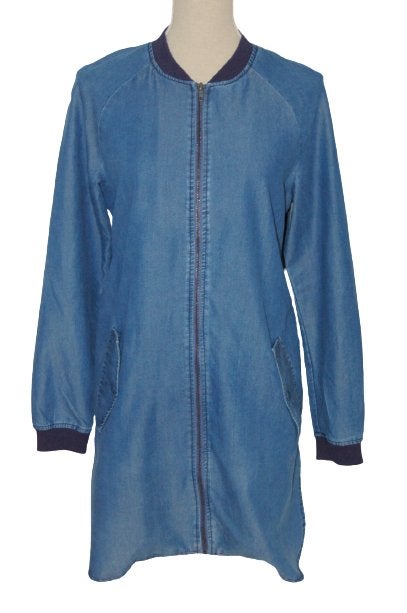 8 mm, 8mm jeans tuniekje, blauw, Mt. S, Kleding | Dames, 8mm, Zo goed als nieuw, Maat 36 (S), Boven de knie