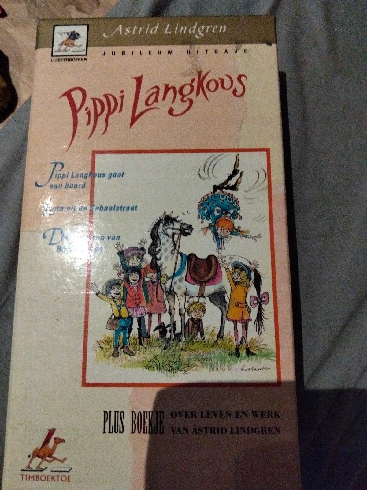 Pippi Langkous luisterboeken op cassettes inluxe doos, Verzenden, Gelezen, Astrid lindgren