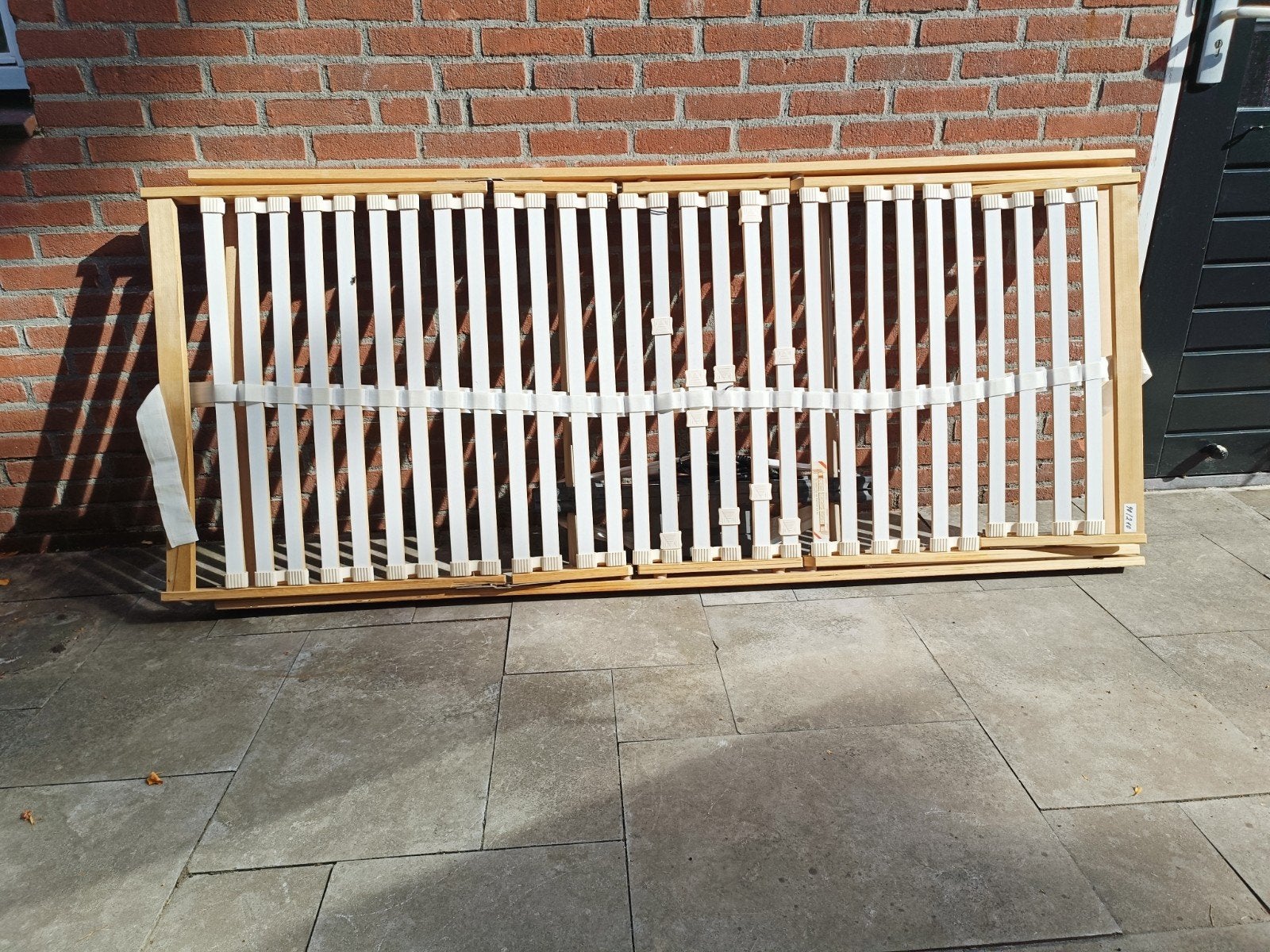 Lattenbodem 90 x 210 cm  electrisch verstelbaar, Ophalen, Gebruikt, 90 cm, Eenpersoons
