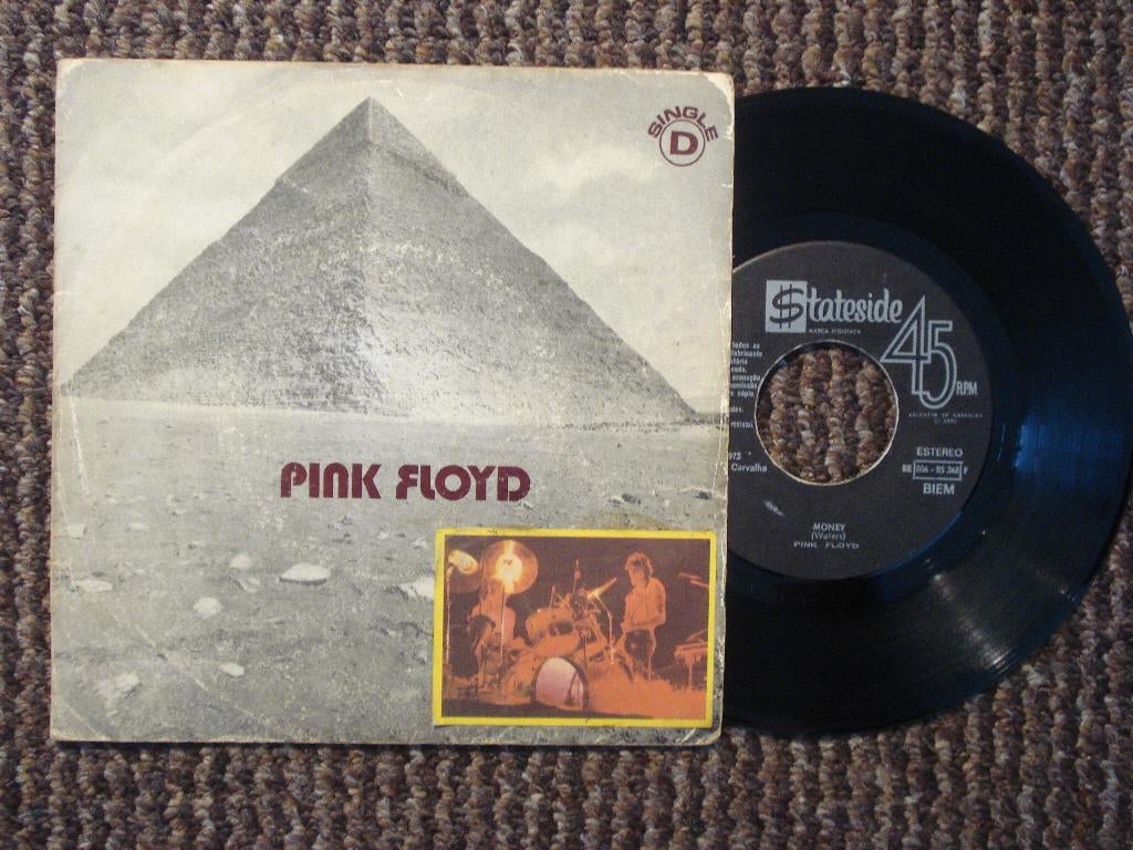 Pink Floyd 7" Vinyl Single: ‘Money’ (Portugal), Gebruikt, 7 inch, Single, Ophalen of Verzenden