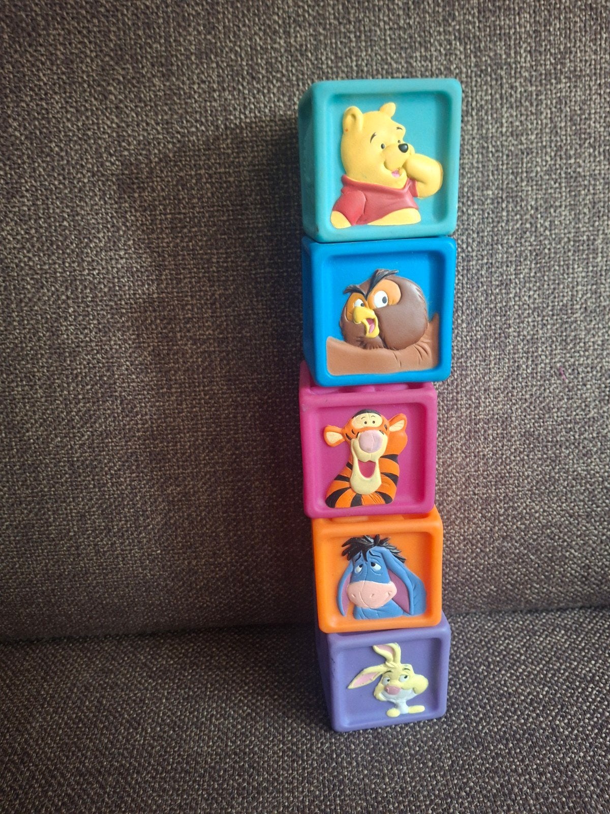 Disney Winnie de Pooh en vriendjes stapelblokken, Verzamelen, Ophalen of Verzenden, Winnie de Poeh of vrienden, Beeldje of Figuurtje