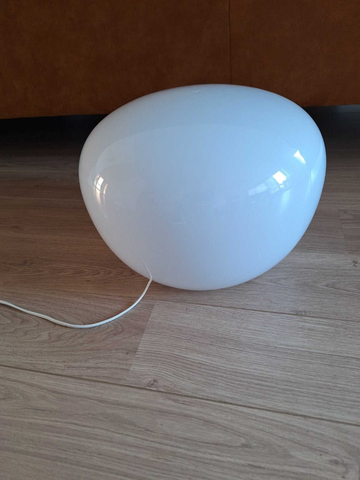 VINTAGE IKEA JONISK VLOERLAMP, Zo goed als nieuw, Minder dan 100 cm, Glas, Modern, Minimalistisch