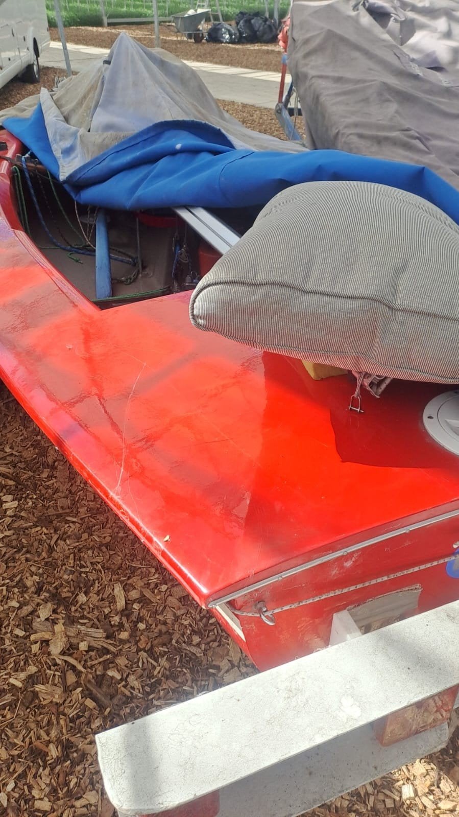 goedkopen Zeilboot 4m, Ophalen of Verzenden, Gebruikt, Minder dan 15 m²