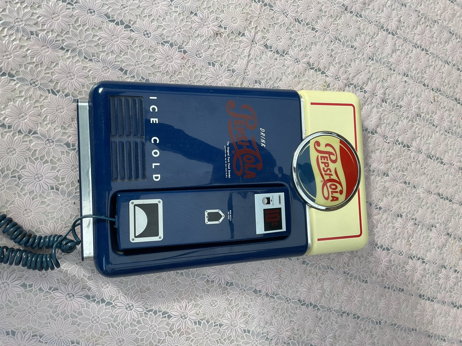 Vintage Pepsi Cola Telefoon - Wandmodel, Ophalen of Verzenden, Gebruikt