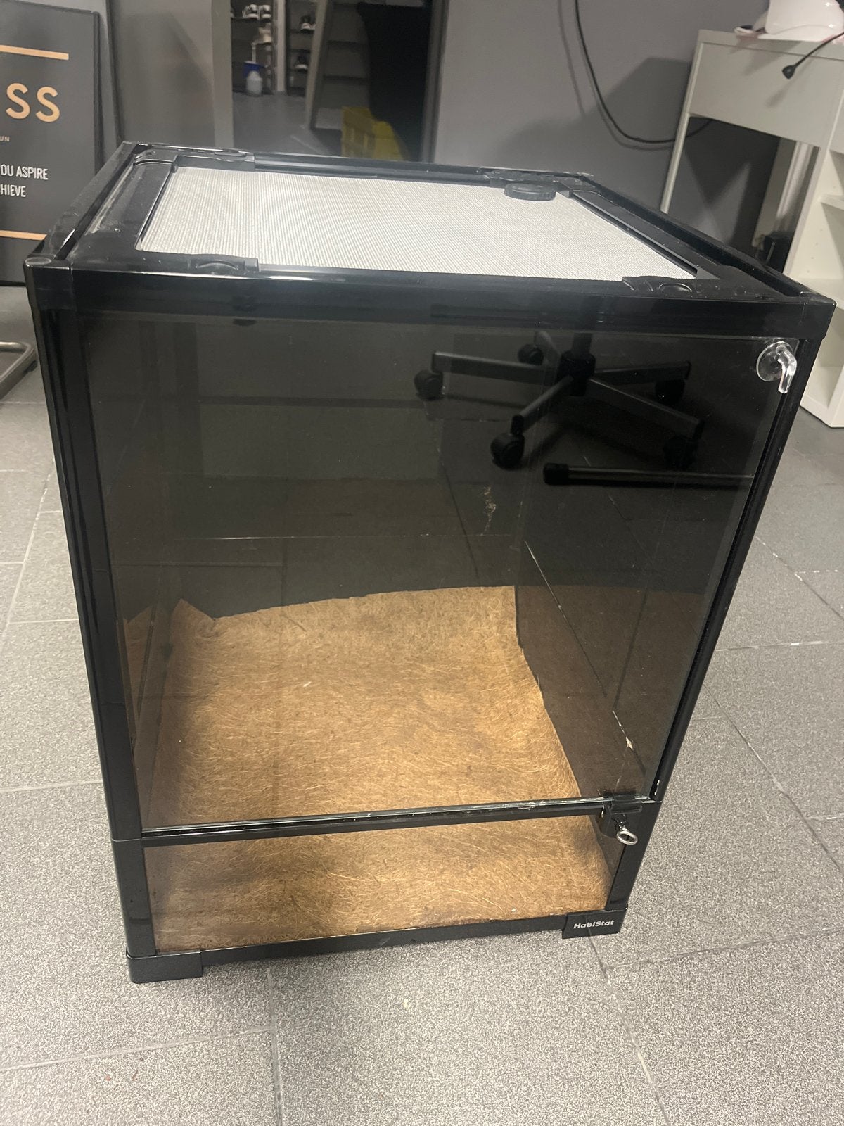 Habistat 45cmx45cmx60cm, Ophalen, Zo goed als nieuw, Terrarium of Paludarium