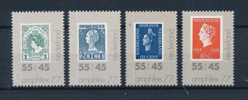 1137 - 1140 (jaar 1977) | Amphilex '77, Ophalen of Verzenden, Na 1940, Postfris