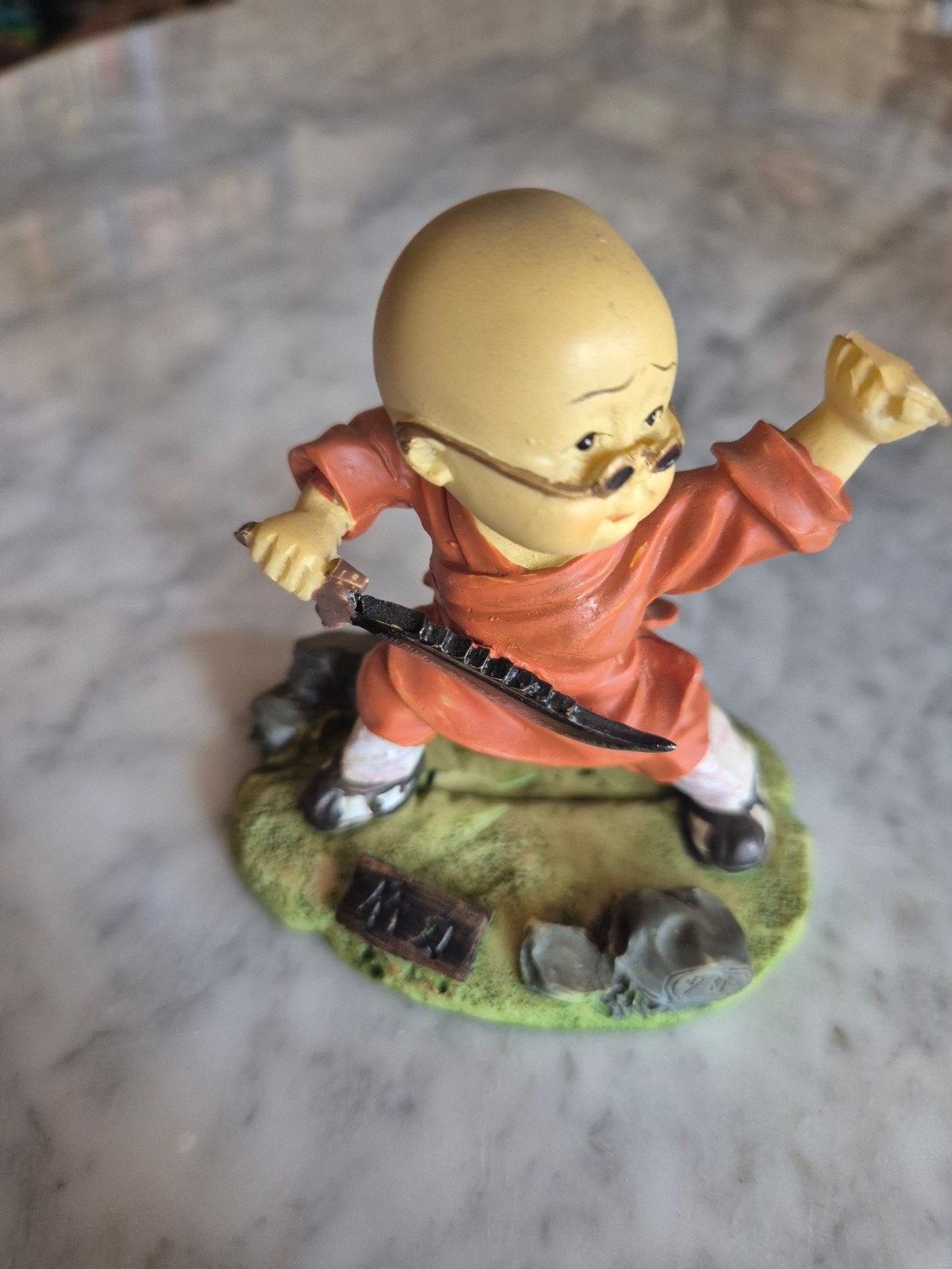 Monnik beeldje met zwaard - Decoratie, Ophalen of Verzenden, Zo goed als nieuw, Mens