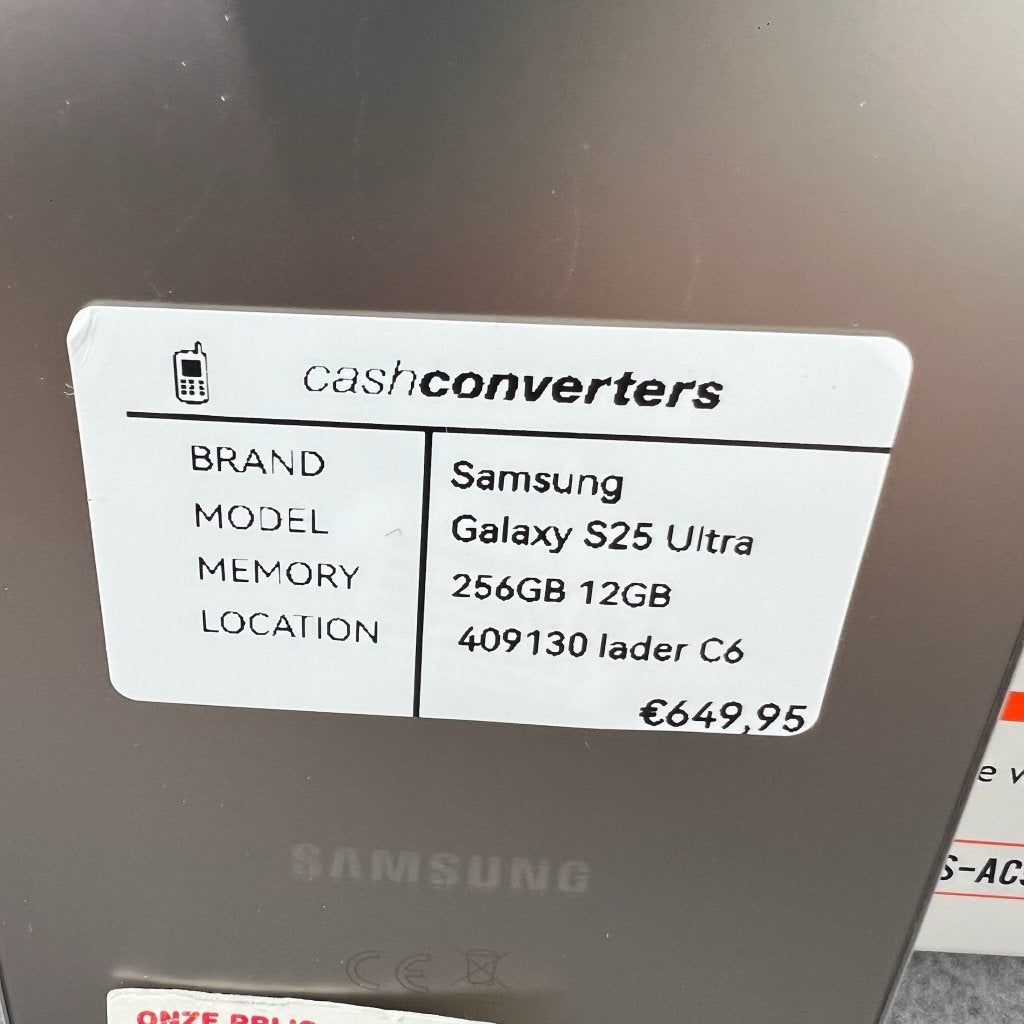 Samsung Galaxy 25 Ultra | 256GB | Lader &pen | 409130, Gebruikt, Overige modellen, Overige kleuren, Touchscreen