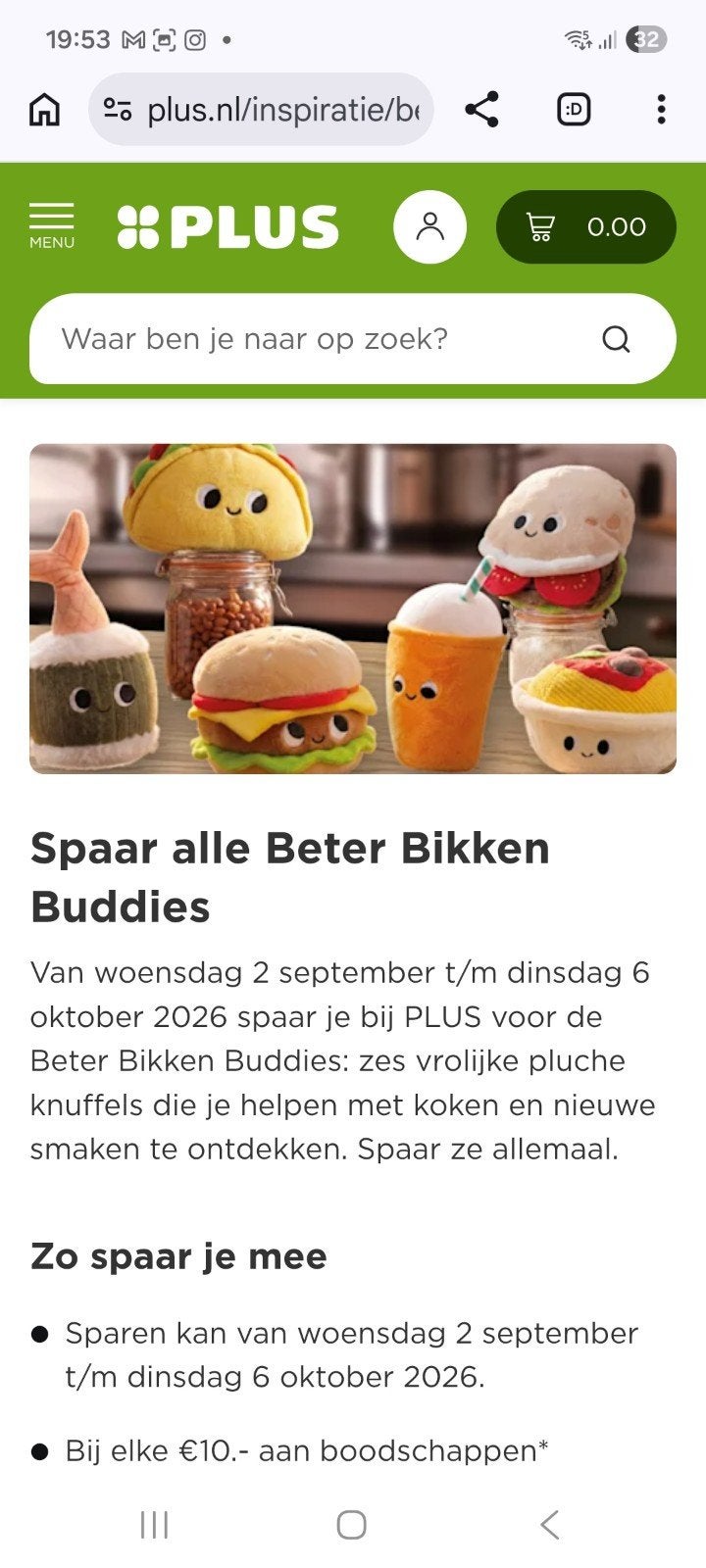 Gevraagd. Beter Bikken Buddies zegels., Verzamelen, Supermarktacties, Plus, Ophalen of Verzenden