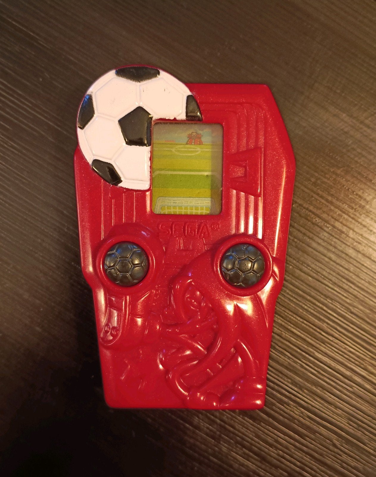 McDonald's Happy Meal Sega Speelgoed - Voetbal Game, Ophalen, Gebruikt, Jongen of Meisje