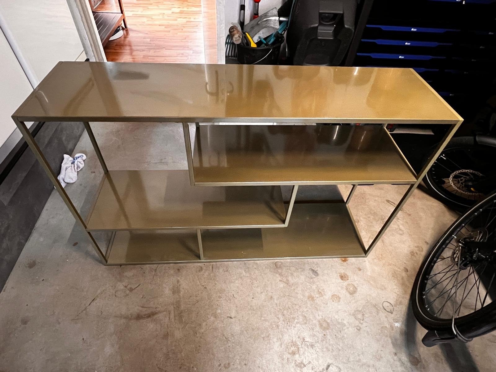 Goud groen achtige kast met vakken, Huis en Inrichting, Ophalen, Zo goed als nieuw