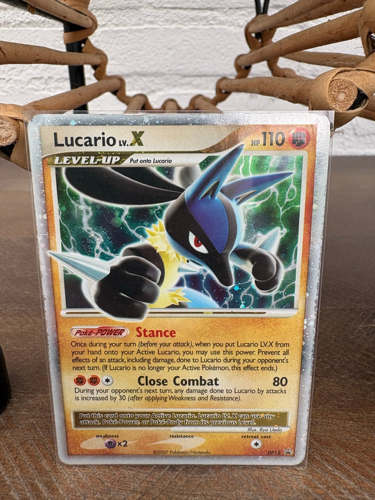 Lucario LV.X Diamond & Pearl Promo Holo Pokémon Kaart, Hobby en Vrije tijd, Verzamelkaartspellen | Pokémon, Ophalen of Verzenden