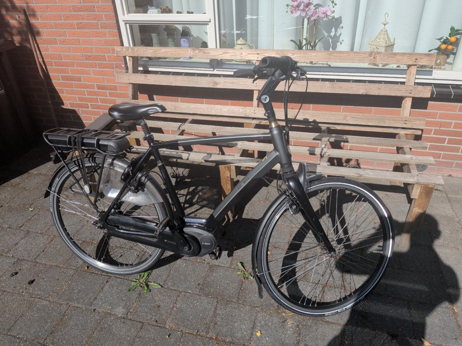 Sparta electrische fiets, 2 accu's, sterkte Boch middenmotor, Ophalen, Sparta, Gebruikt, Versnellingen