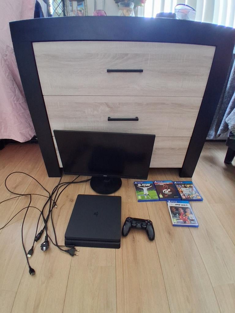 Playstation 4 met veel extra's, Audio, Tv en Foto, Dvd-spelers, Ophalen, Zo goed als nieuw, Sony