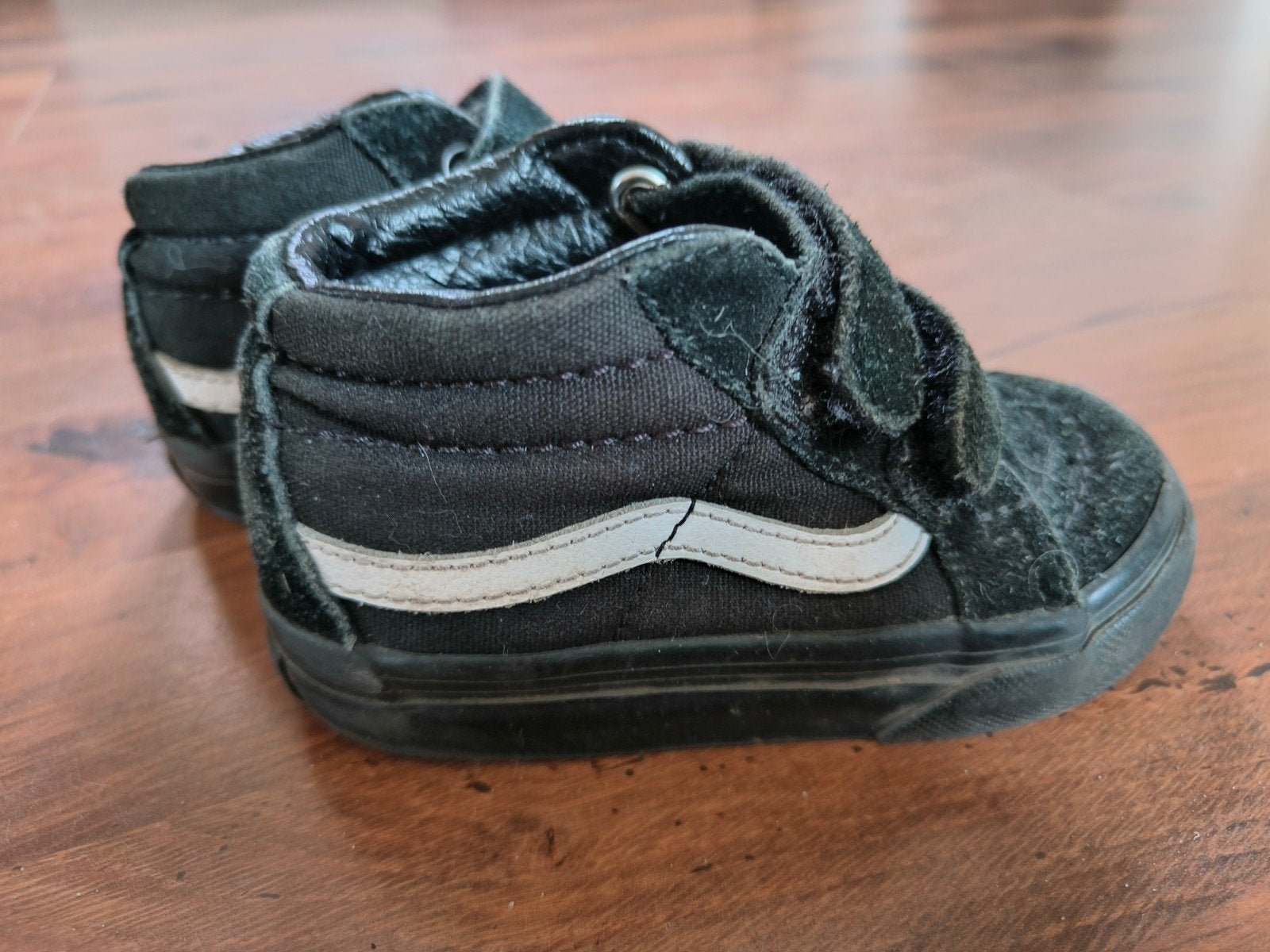Vans Sk8-Hi klittenband sneakers maat 21, Gebruikt, Vans, Jongen of Meisje, Schoenen