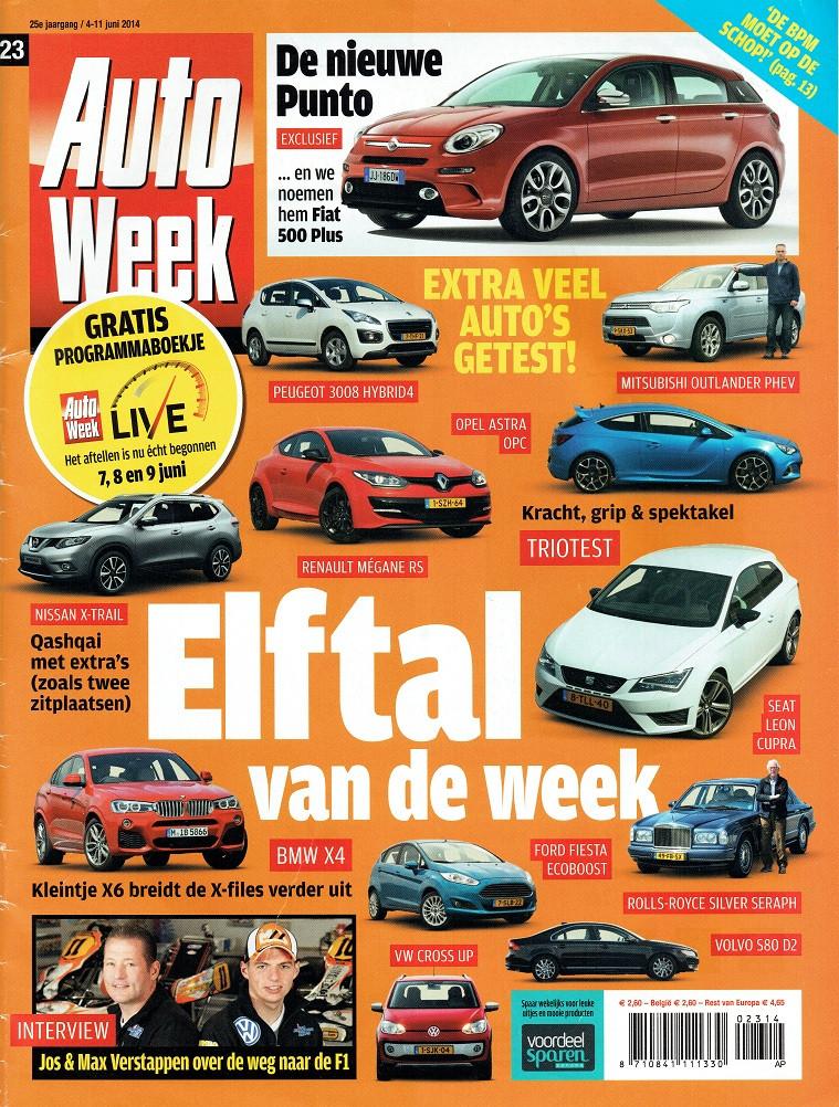 Autoweek 2014 nr. 23 (o.a. Opel Astra OPC & Seat Leon Cupra), Verzenden, Gelezen, Algemeen