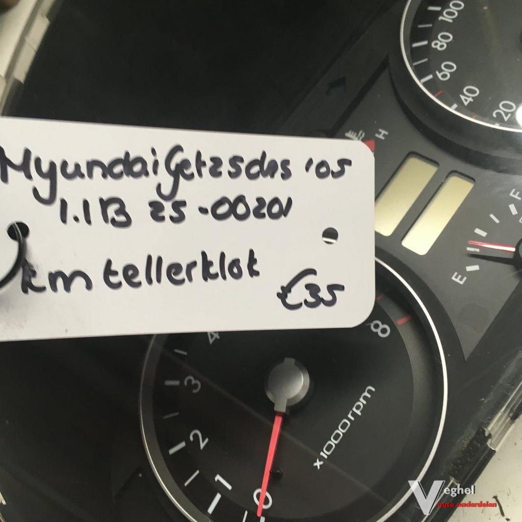 Hyundai Getz 5drs 1.1B 2005 2500201  Km Tellerklok