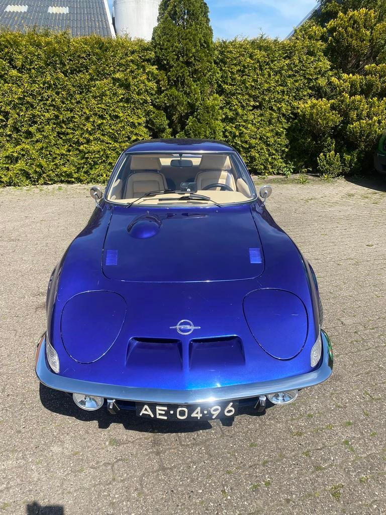 Opel GT 1.9 1969 Blauw, 1897 cc, Achterwielaandrijving, 4 cilinders, Blauw