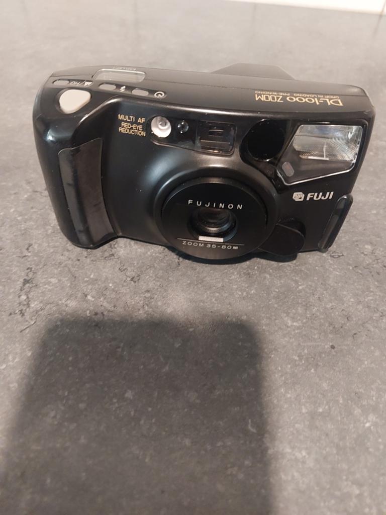 Fuji DL-1000 Zoom Compact Camera - Vintage Analoog, Audio, Tv en Foto, Fotocamera's Analoog, Ophalen of Verzenden, Gebruikt, Compact