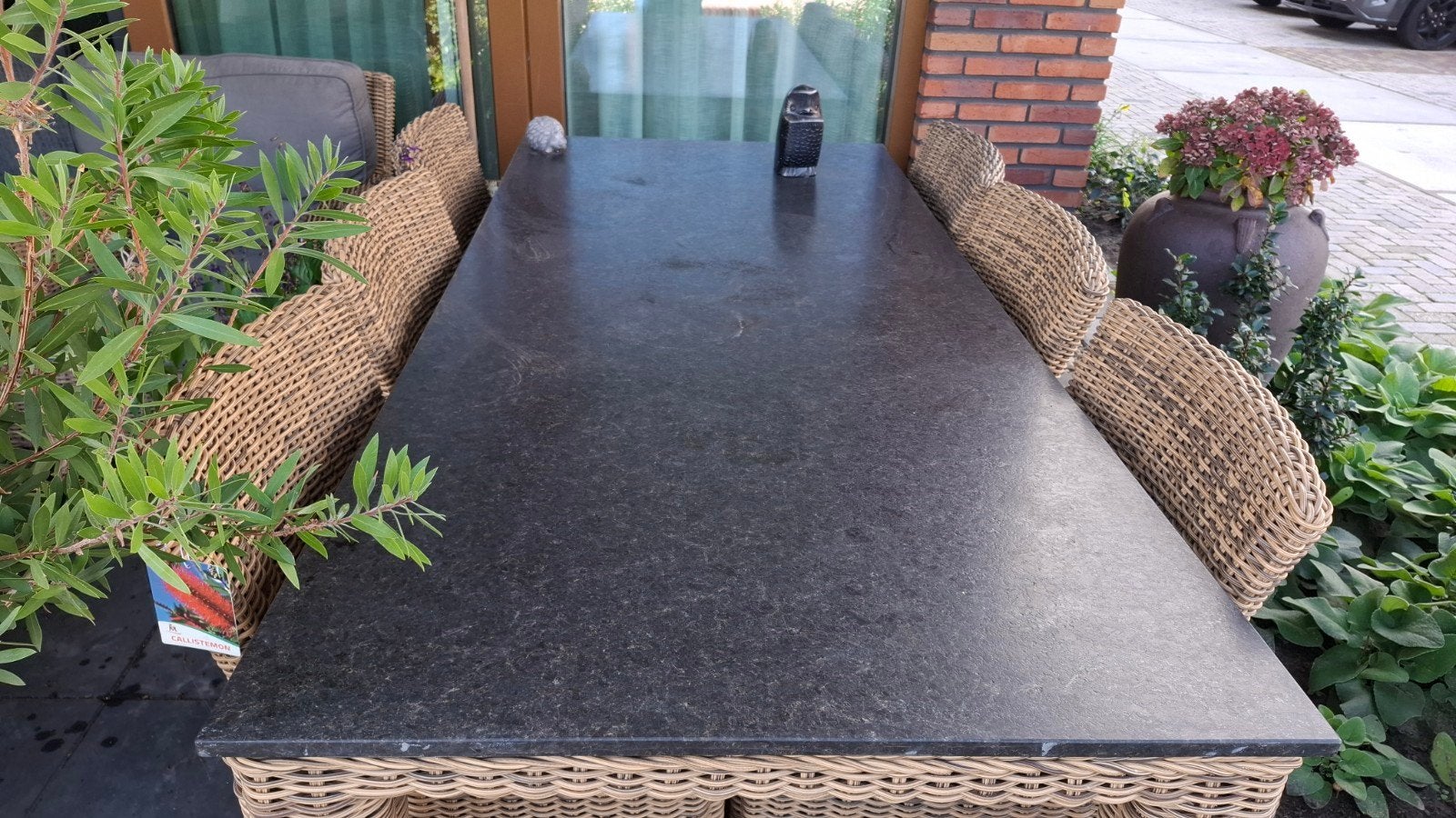 tuintafel met 6 stoelen, Tuin en Terras, Ophalen, Overige materialen