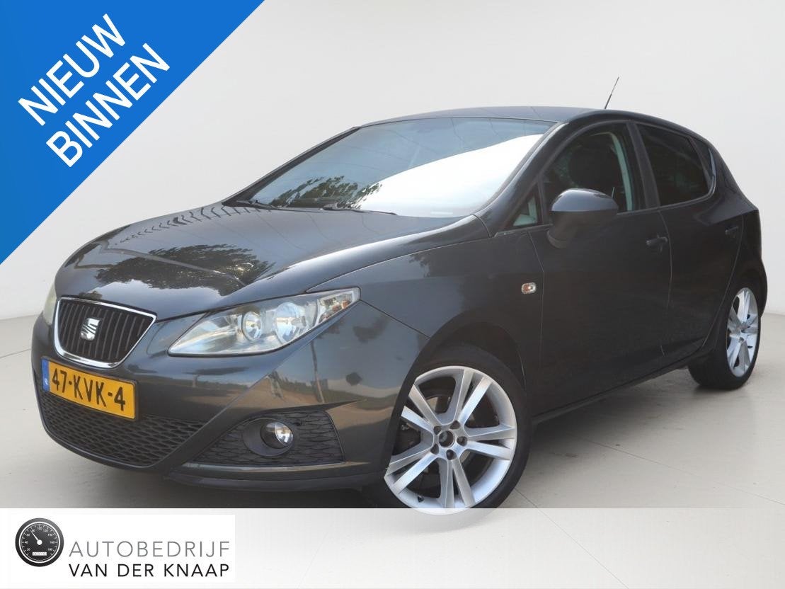 SEAT Ibiza 1.4 Sport | NAP | Clima | Cruise | PDC |, Voorwielaandrijving, Zwart, 4 cilinders, Ibiza