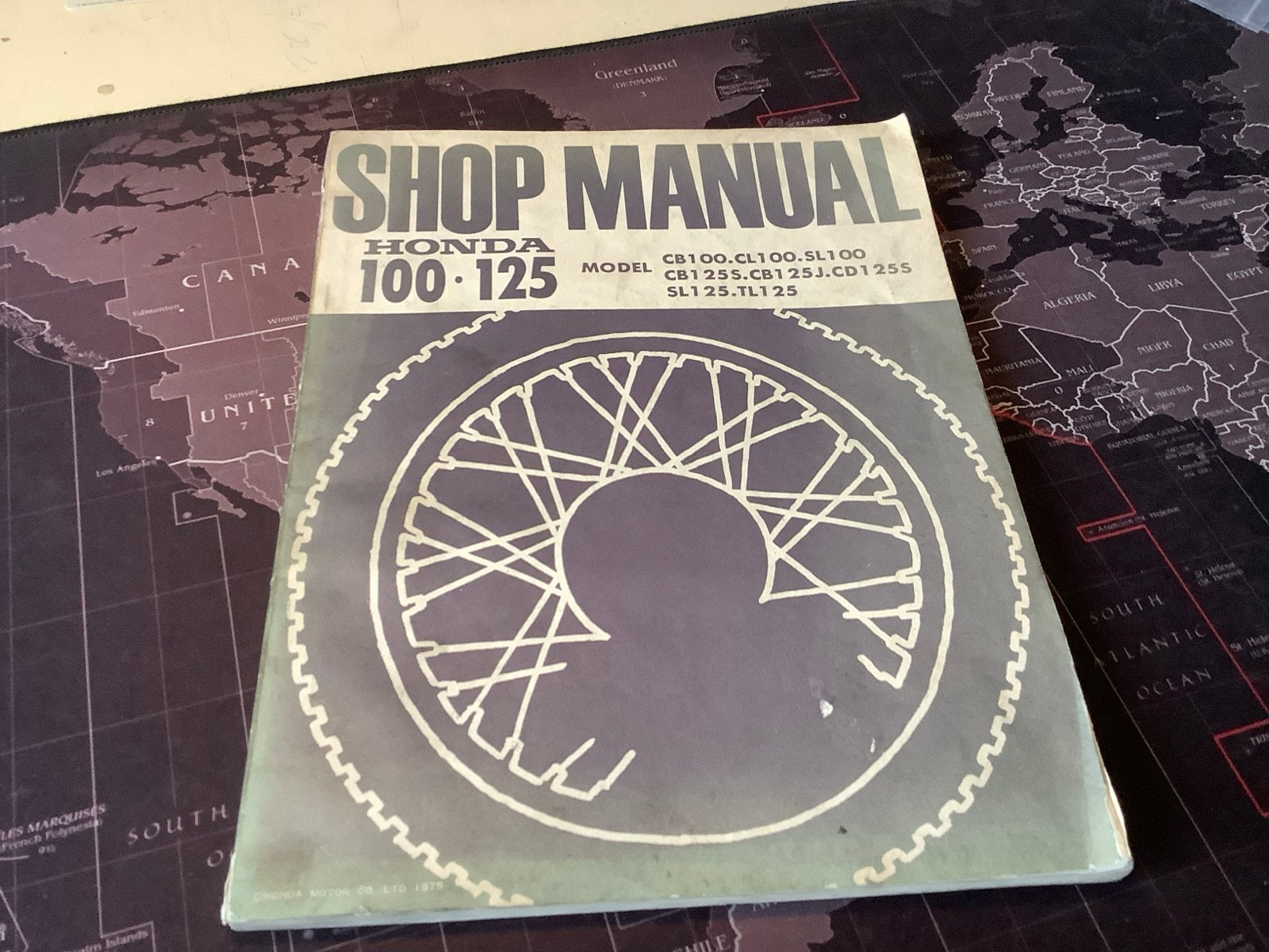 Honda Shop Manual CB100-125, CL100-125, SL100-125, TL125, Verzenden, Honda